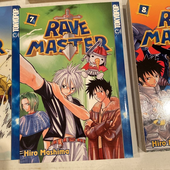 NWT Rave Master Graphic Novels, Volumes 1-8 - Picture 8 of 9